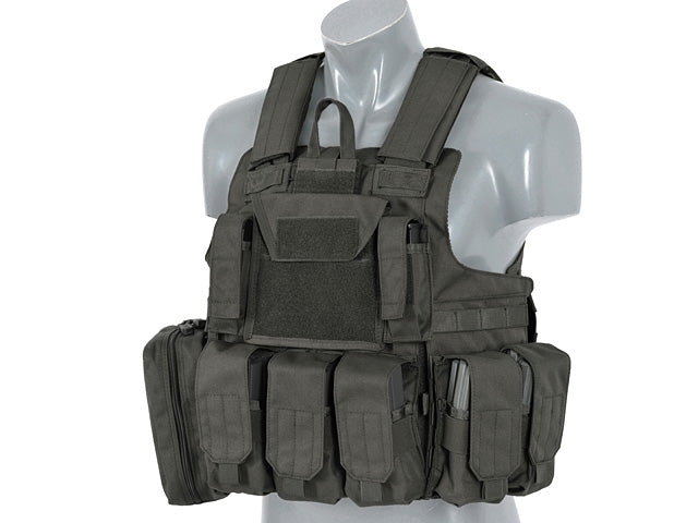 Plate-Carrier-Zubehör Combat Modular Armor System Replica - Schwarz [8FIELDS] 2