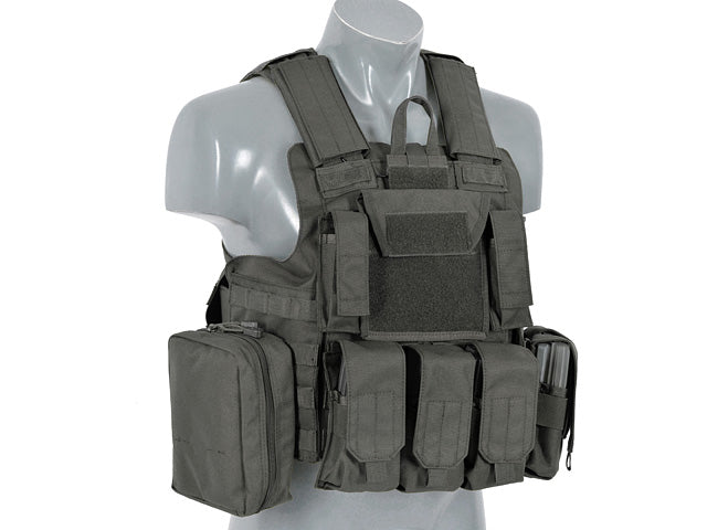 Plate-Carrier-Zubehör Combat Modular Armor System Replica - Schwarz [8FIELDS] 3