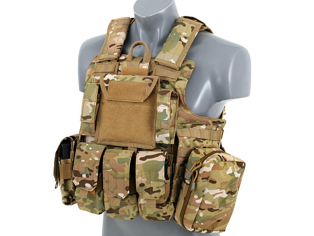 Plate-Carrier-Zubehör Combat Modular Armor System Replica - Multicamo [8FIELDS] 2