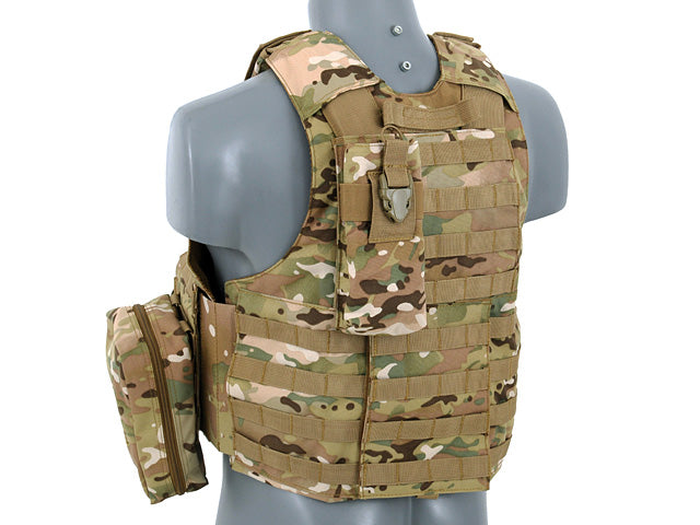 Plate-Carrier-Zubehör Combat Modular Armor System Replica - Multicamo [8FIELDS] 4