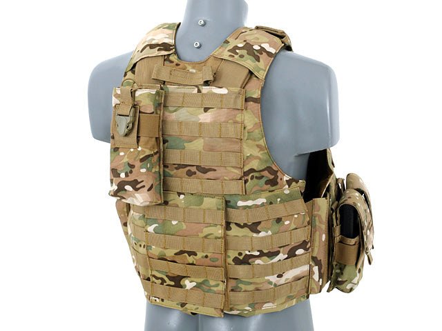 Plate-Carrier-Zubehör Combat Modular Armor System Replica - Multicamo [8FIELDS] 5