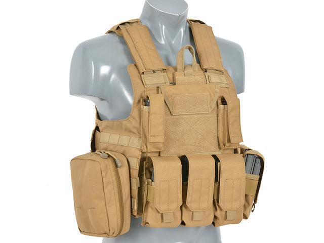Plate-Carrier-Zubehör Combat Modular Armor System Replica - Coyote [8FIELDS] 3