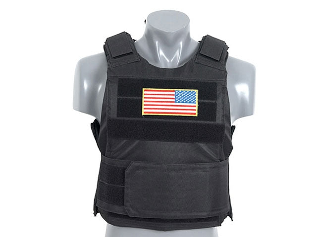 Delta Soft Body Armor Plate Carrier Schwarz