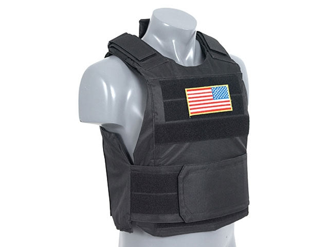 Plate-Carrier-Zubehör Delta Soft Body Armor - Schwarz [8FIELDS] 4