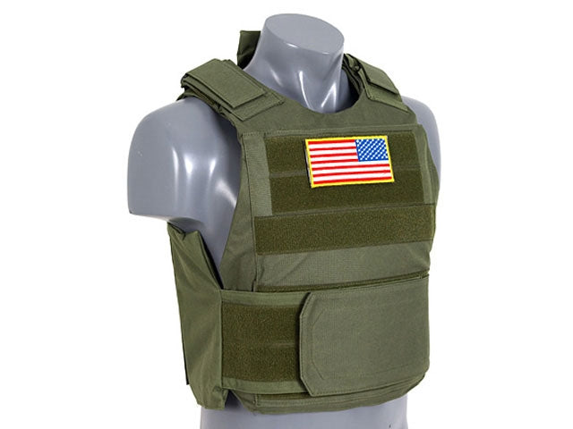 Plate-Carrier-Zubehör Delta Soft Body Armor - Oliv [8FIELDS] 3