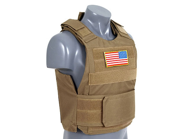 Delta Soft Body Armor Plate Carrier Coyote