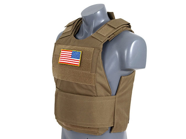 Plate-Carrier-Zubehör Delta Soft Body Armor - Coyote [8FIELDS] 4
