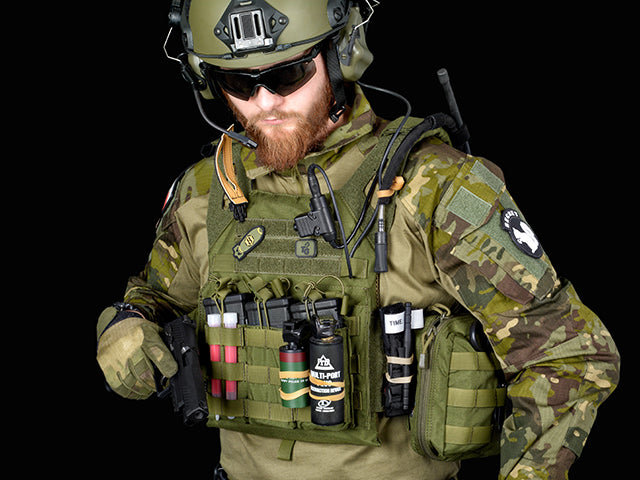 Jump Plate Carrier V2 mit dummy SAPI Plates - Oliv 9
