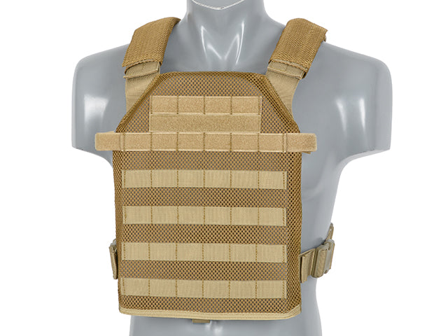 UltraLight Mesh Vest Plate Carrier Coyote