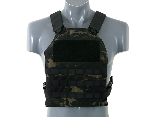 Simple Plate Carrier mit Dummy Soft Armor Inserts Multicam Black