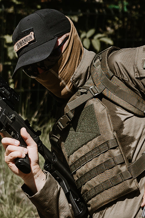Simple Plate Carrier with Dummy Soft Armor Inserts - Olive [8FIELDS] 7