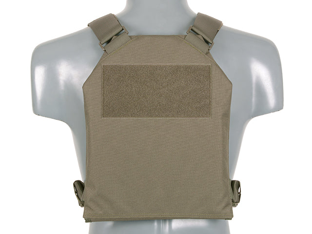 Simple Plate Carrier mit Dummy Soft Armor Inserts Ranger Grün