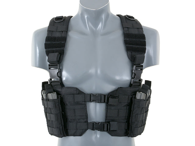 Chest Rig Split Front Chest Harness - Schwarz [8FIELDS] 1