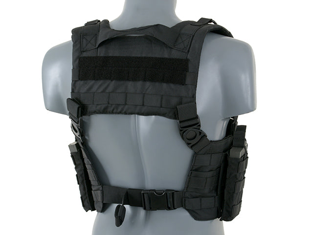 Chest Rig Split Front Chest Harness - Schwarz [8FIELDS] 5