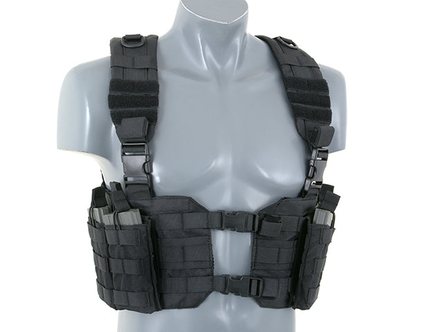 Chest Rig Split Front Chest Harness - Schwarz [8FIELDS] 6