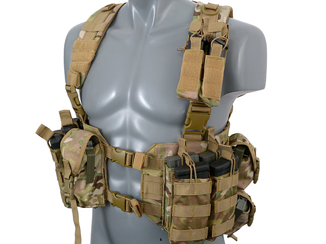 Chest Rig Split Front Chest Harness - Schwarz [8FIELDS] 8