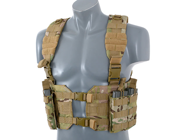 Chest Rig Split Front Chest Harness - Multicamo [8FIELDS] 2