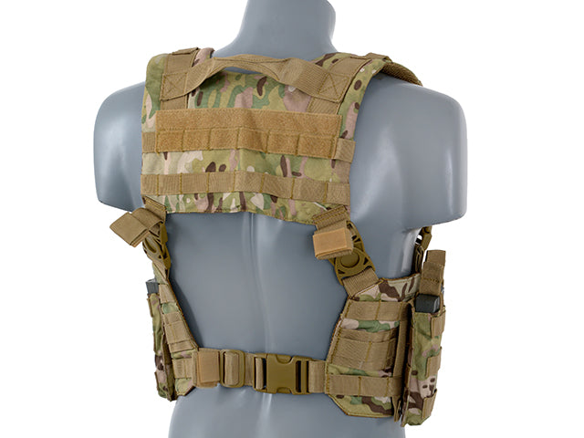 Chest Rig Split Front Chest Harness - Multicamo [8FIELDS] 5