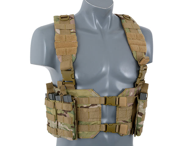 Chest Rig Split Front Chest Harness - Multicamo [8FIELDS] 6