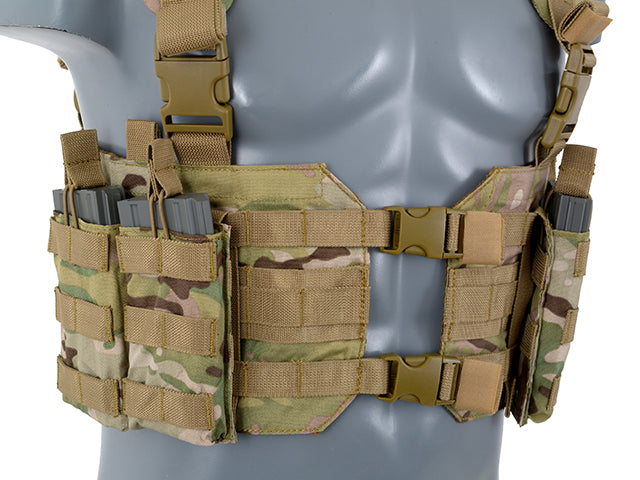 Chest Rig Split Front Chest Harness - Multicamo [8FIELDS] 7