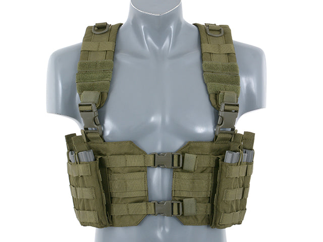 Chest Rig Split Front Chest Harness - Oliv [8FIELDS] 1