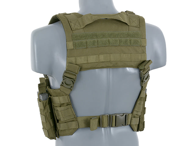Chest Rig Split Front Chest Harness - Oliv [8FIELDS] 3