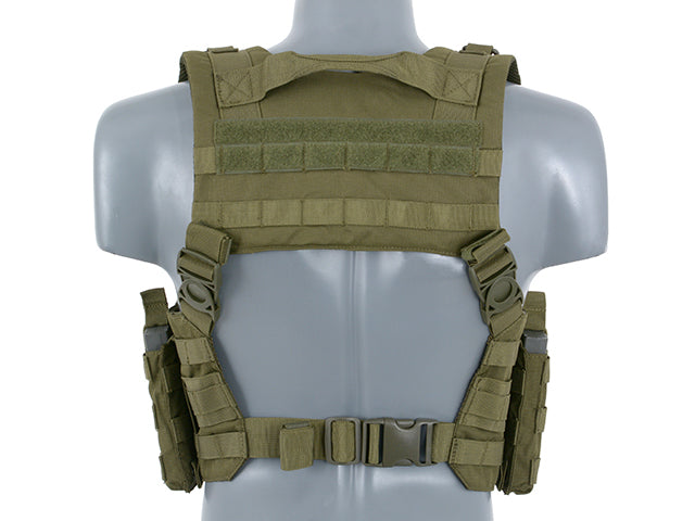 Chest Rig Split Front Chest Harness - Oliv [8FIELDS] 4