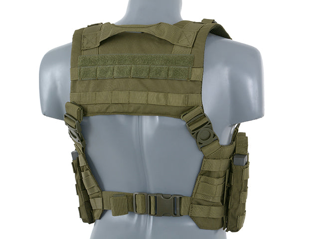 Chest Rig Split Front Chest Harness - Oliv [8FIELDS] 5