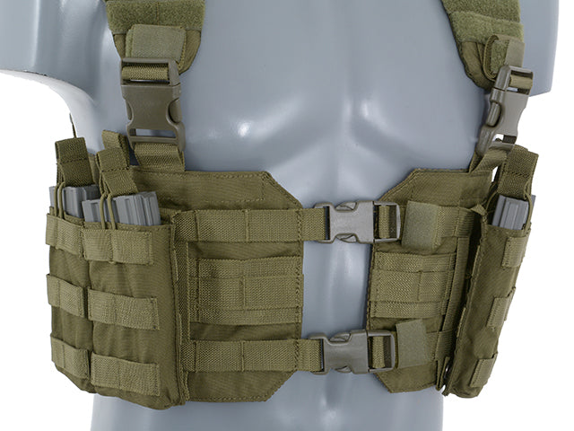 Chest Rig Split Front Chest Harness - Oliv [8FIELDS] 7