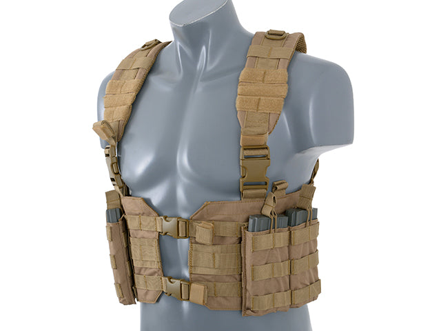Chest Rig Split Front Chest Harness - Coyote [8FIELDS] 2