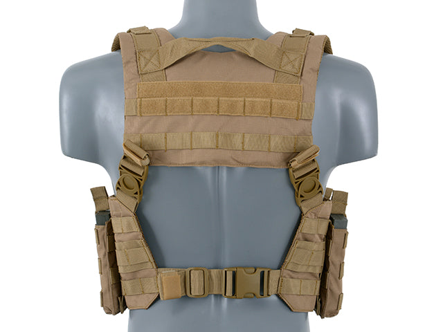 Chest Rig Split Front Chest Harness - Coyote [8FIELDS] 4