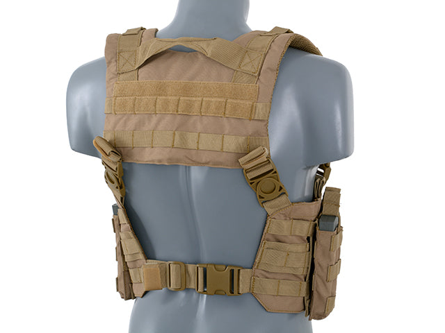 Chest Rig Split Front Chest Harness - Coyote [8FIELDS] 5