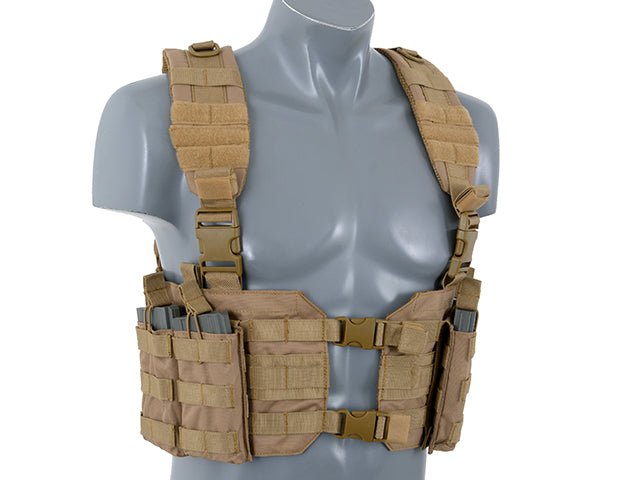 Chest Rig Split Front Chest Harness - Coyote [8FIELDS] 6