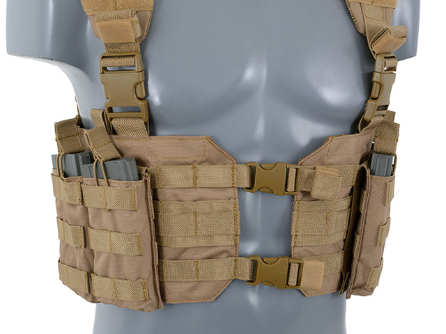 Chest Rig Split Front Chest Harness - Coyote [8FIELDS] 7