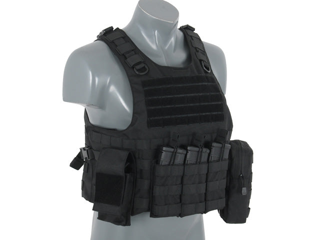 Plate-Carrier-Zubehör Lightweight AAV FSBE Assault Vest System V2 - Schwarz [8FIELDS] 3