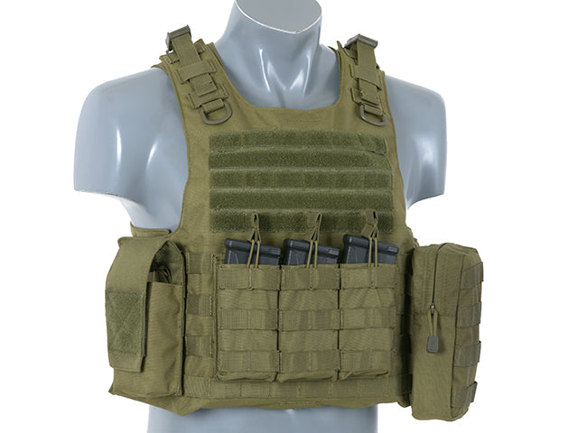 Plate-Carrier-Zubehör Lightweight AAV FSBE Assault Vest System V2 - Oliv [8FIELDS] 8