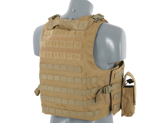 Plate-Carrier-Zubehör Lightweight AAV FSBE Assault Vest System V2 - Coyote [8FIELDS] 4
