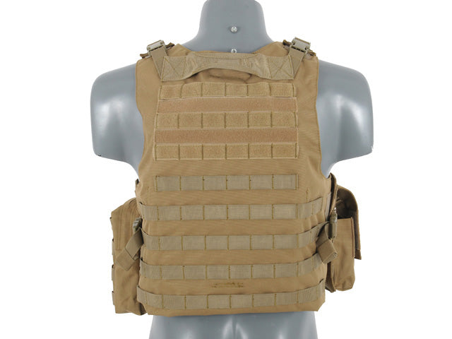 Plate-Carrier-Zubehör Lightweight AAV FSBE Assault Vest System V2 - Coyote [8FIELDS] 6