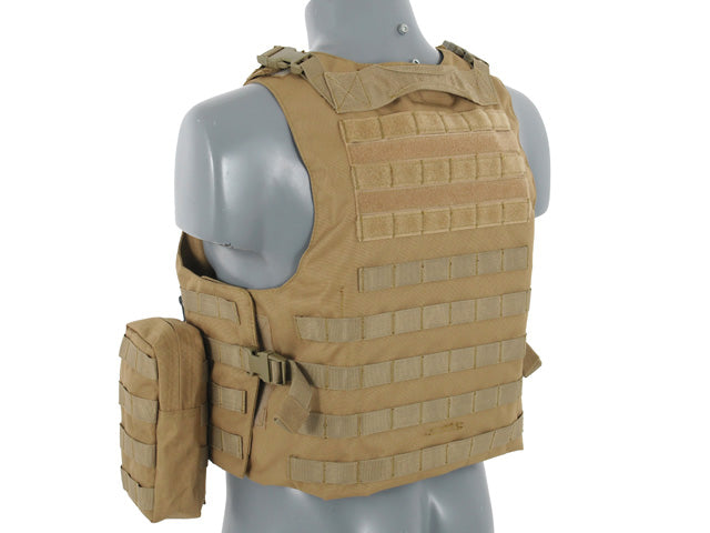 Plate-Carrier-Zubehör Lightweight AAV FSBE Assault Vest System V2 - Coyote [8FIELDS] 7