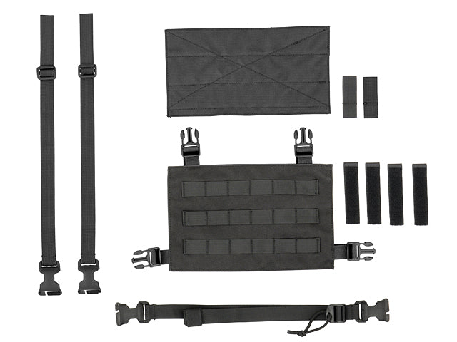 Buckle Up Chest/Drop Leg Panel - Black [8FIELDS] 1