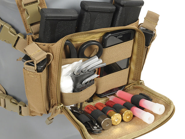 Kompakt Multi-Mission Chest Rig - Schwarz [8FIELDS] 6