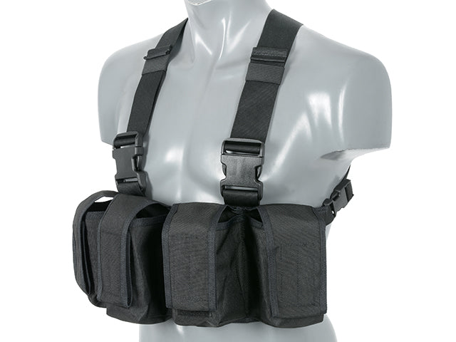 Navy Seal Chest Rig mit M16/AK47/M14 Pouches - Schwarz [8FIELDS CLASSIC] 2