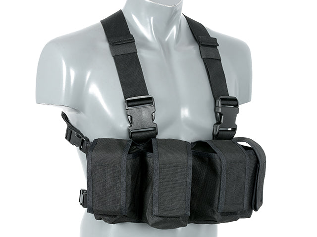 Navy Seal Chest Rig mit M16/AK47/M14 Pouches - Schwarz [8FIELDS CLASSIC] 3