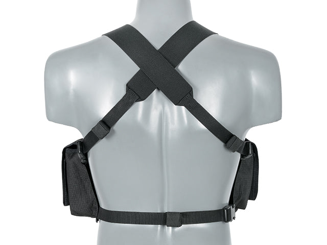 Navy Seal Chest Rig mit M16/AK47/M14 Pouches - Schwarz [8FIELDS CLASSIC] 4