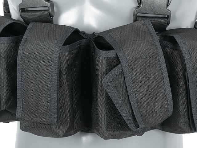 Navy Seal Chest Rig mit M16/AK47/M14 Pouches - Schwarz [8FIELDS CLASSIC] 6