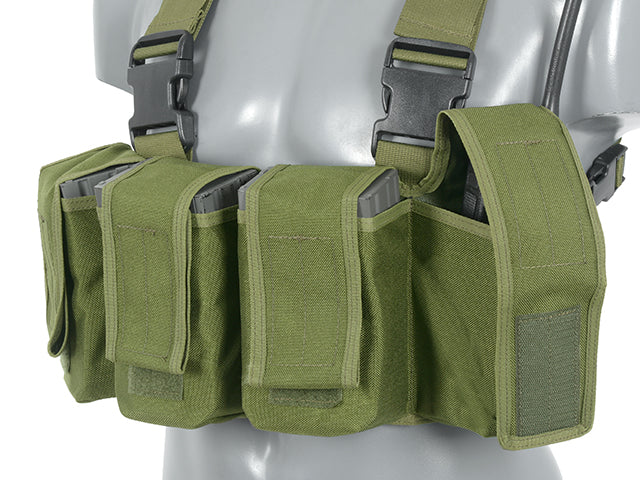 Navy Seal Chest Rig mit M16/AK47/M14 Pouches - Schwarz [8FIELDS CLASSIC] 8