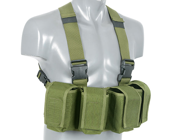 Navy Seal Chest Rig mit M16/AK47/M14 Pouches - Oliv [8FIELDS CLASSIC] 2