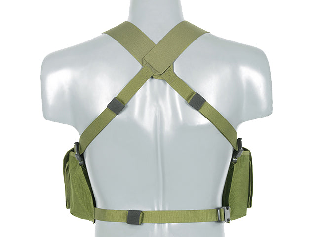 Navy Seal Chest Rig mit M16/AK47/M14 Pouches - Oliv [8FIELDS CLASSIC] 4