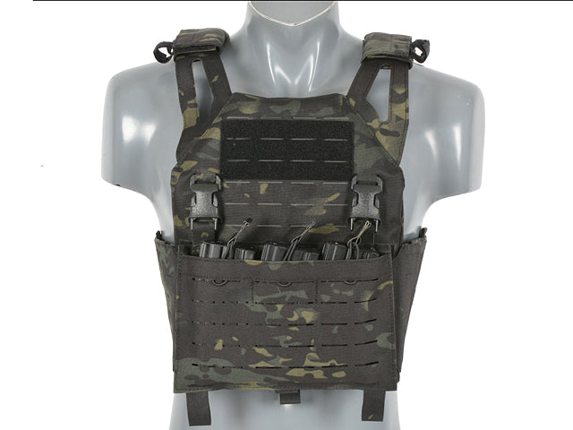 Laser-Cut “Buckle Up" Operator Plate Carrier mit AR15/AK Magazintasche — MB [8Fields] 7