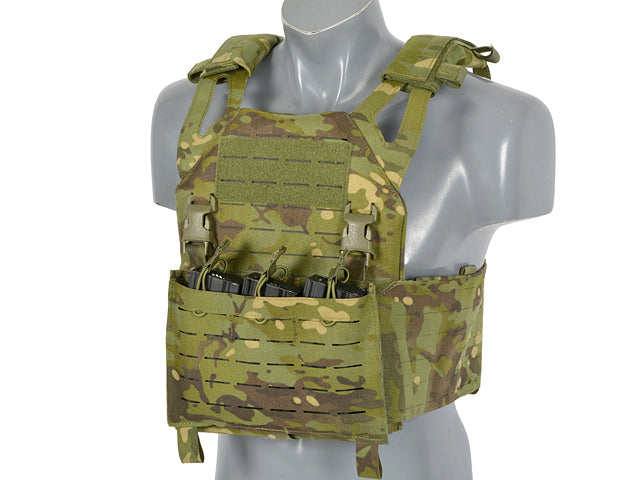 Laser-Cut “Buckle Up" Operator Plate Carrier mit AR15/AK Magazintasche — MT [8Fields] 7